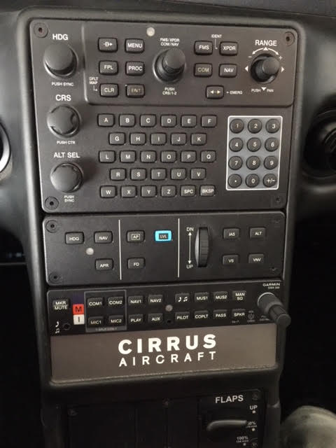 N318DE freq. and PFD:MFD selector